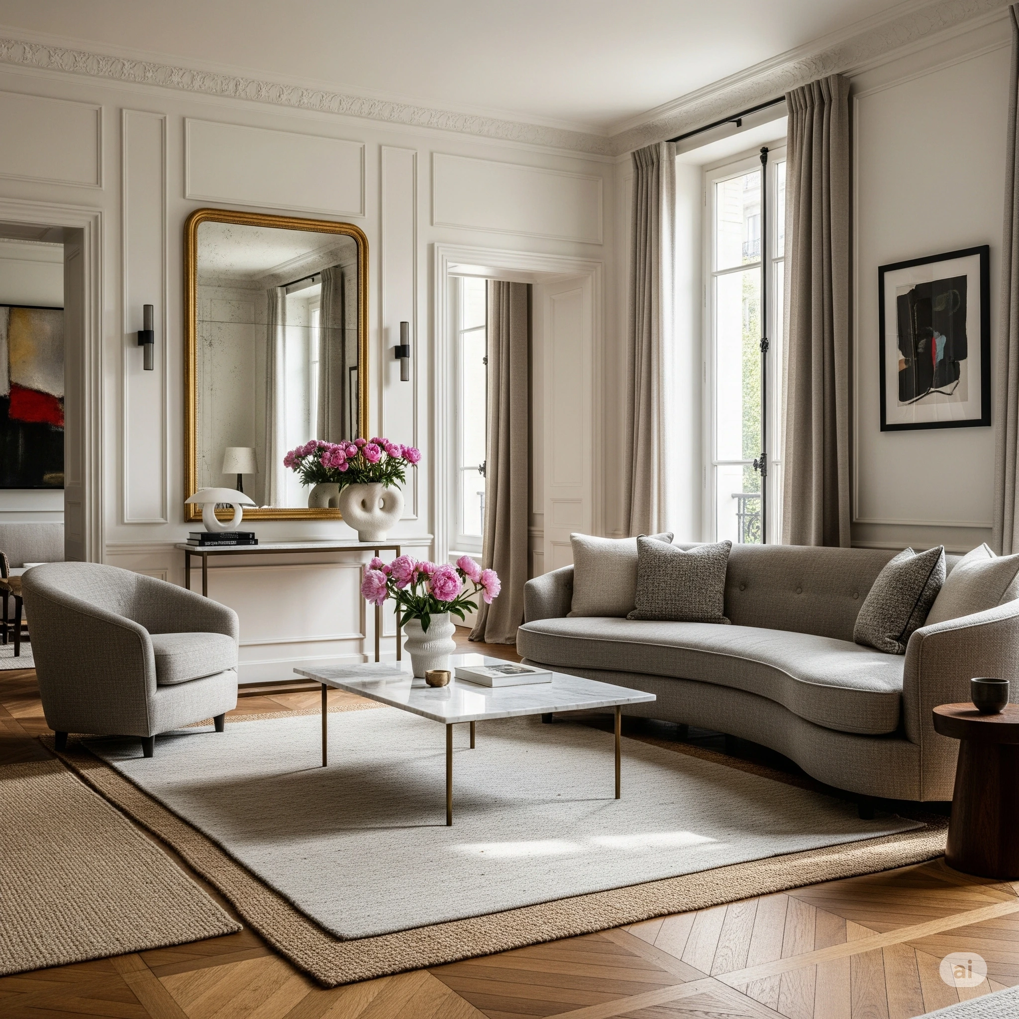 Discover modern French home decor ideas: Parisian touches, color palettes, room-by-room tips, and easy styling rules.